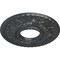 Ekena Millwork Hurley Ceiling Medallion (Fits Canopies up to 7 1/4"), 22 1/8"OD x 7 1/4"ID x 1 3/4"P, Pewter CM26HUPES - alternate 3